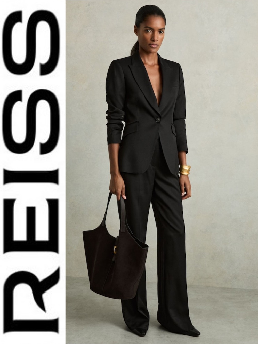 REISS Millie Tailored Blazer & Pant Suit